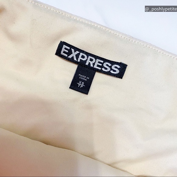 EXPRESS xs Southwest Sequins metallic Aztec Tribal Mini Skirt Women's - Picture 7 of 13